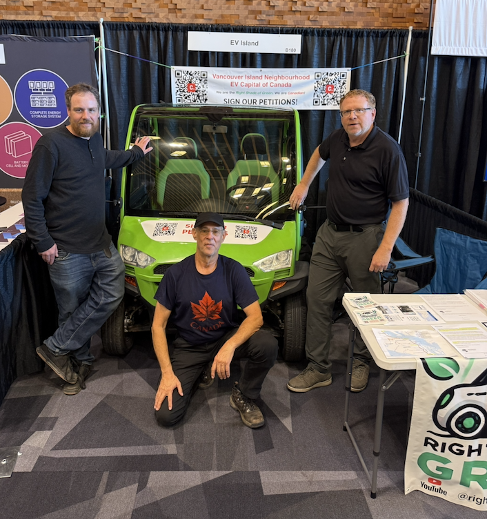 EV Island booth at Everything Electric Expo 2025